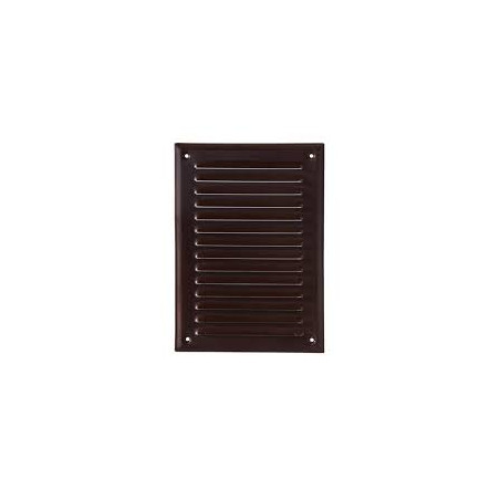 Osłona kratki skośna metalowa 140x140 brąz